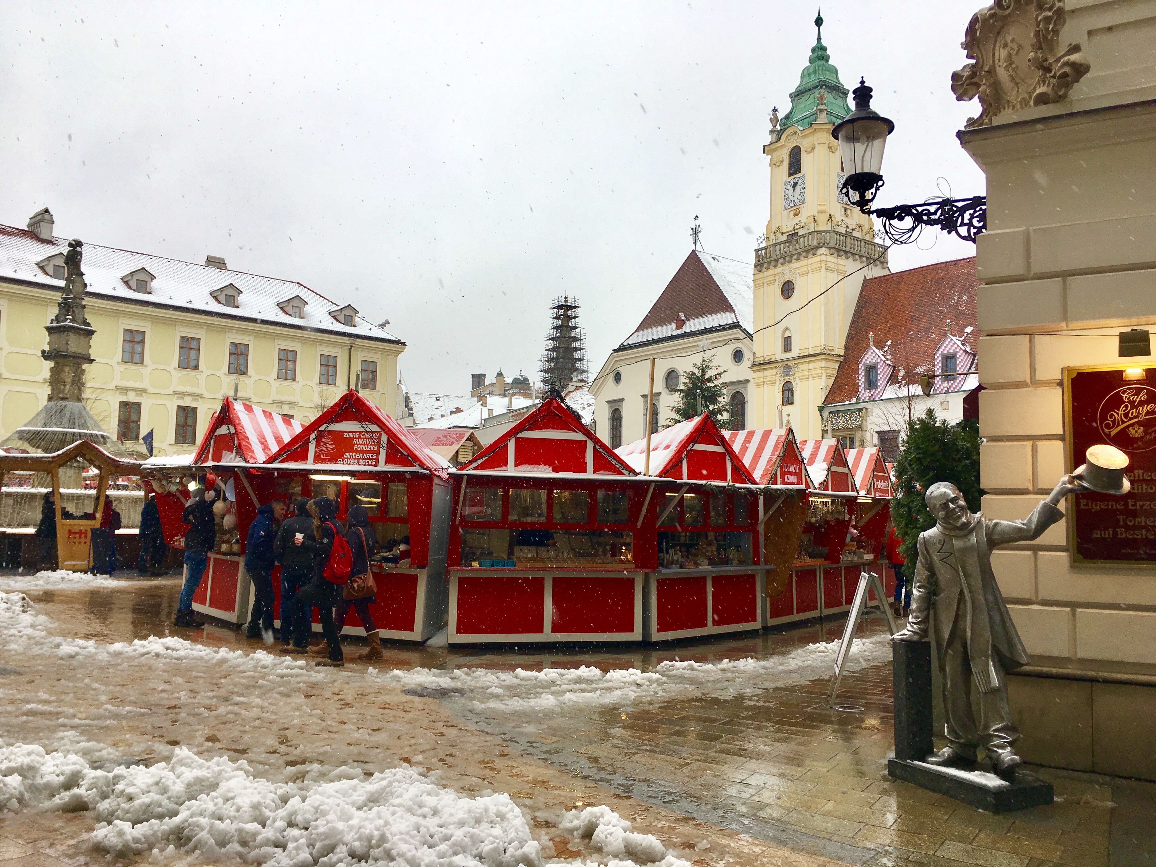 Bratislava, Slovakia, Christmas Market in December
